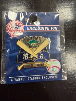 DODGERS vs YANKEES EXCLUSIVE PIN $40