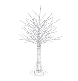 8 ft. Bare Branch White LED Holiday Tree Yard/Home Deco