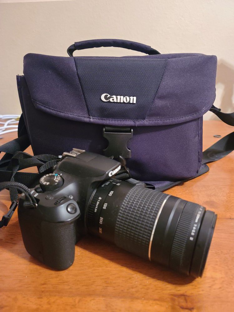 Canon Digital SLR Camera Kit [EOS Rebel T6] with EF-S 18-55mm and EF 75-300mm Zoom Lenses