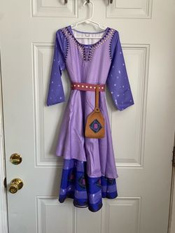 Wish Asha Costume For Girls, Size 6/7, New