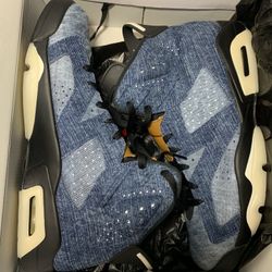 Air Jordan 6 Retro Washed Denim Size 13 Brand New 