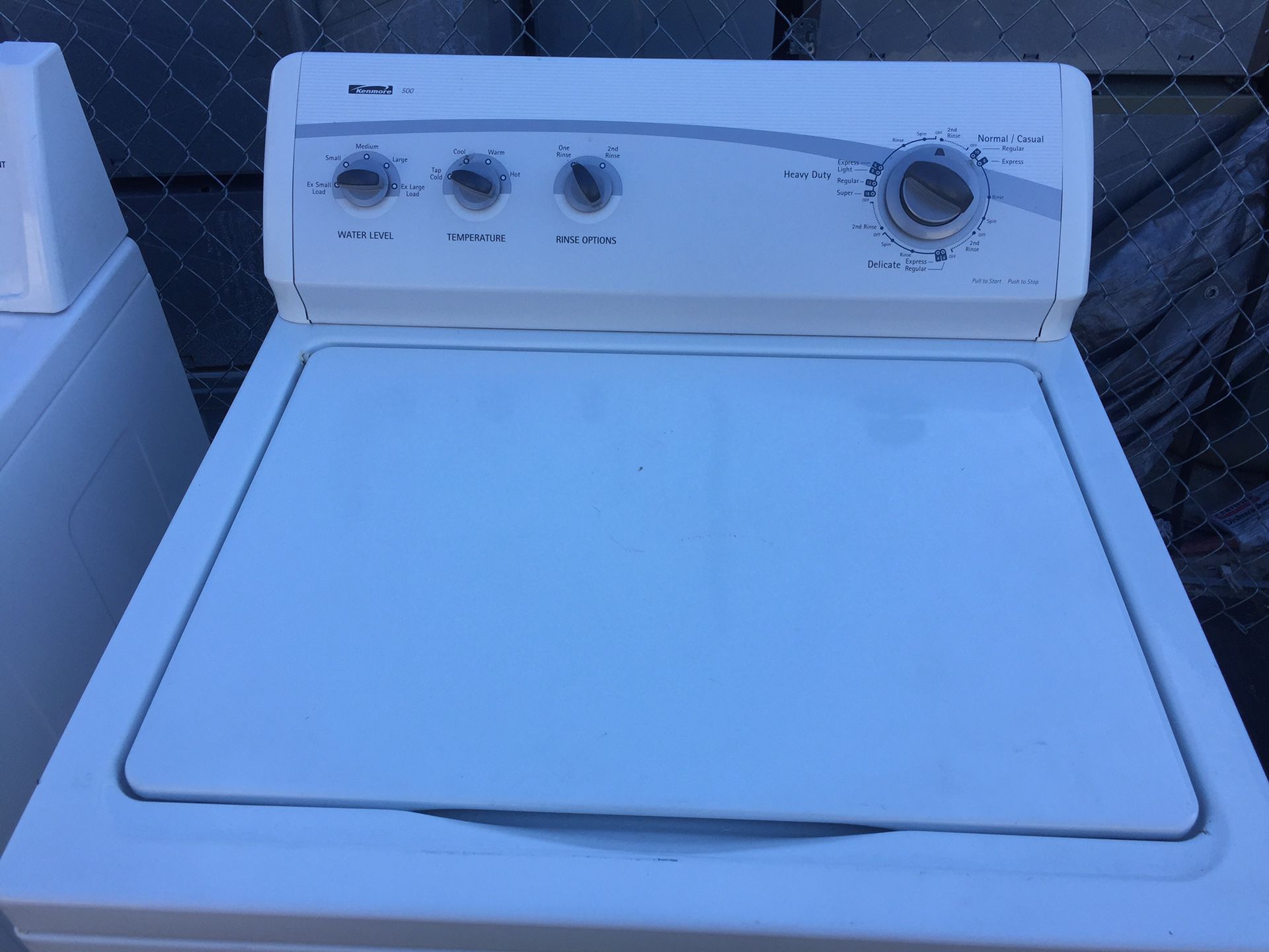 Kenmore top load washer