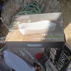 Denmark 18 Inch Serving Tray With Handles 