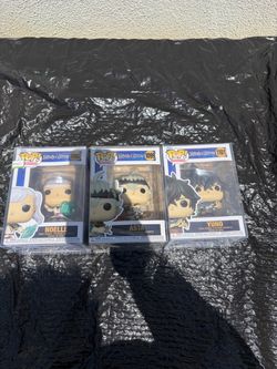 Black clover funko lot