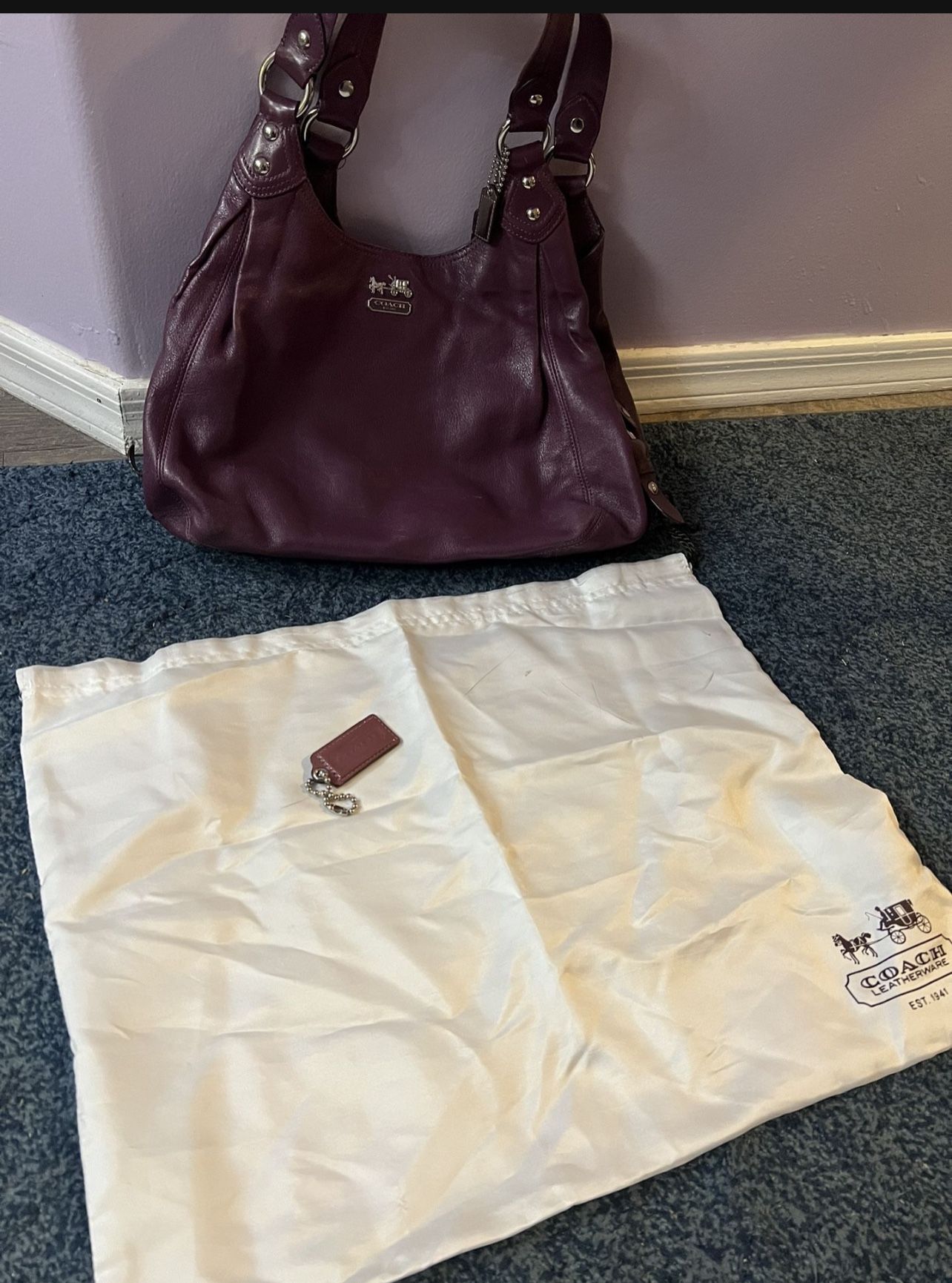 COACH SoHo Shoulder Bag Purple 