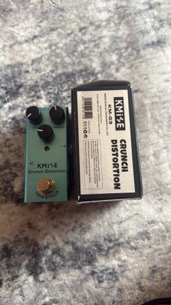 Kmise Crunch Distortion Electric Guitar Effects Pedal Mini Single Type DC 9V