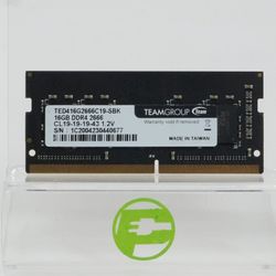 TeamGroup SODIMM RAM 16GB DDR4 2666MHz TED416G2666C19-SBK