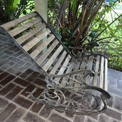 Rocking Chair Cast Iron Heavy