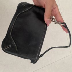 Black Coach Purse Hand Bag 