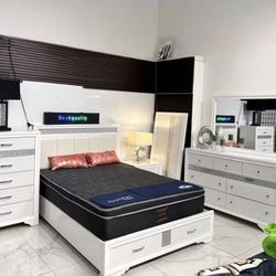  New 4pc Bedroom Set In Box Buy Now pay Later $39 Down 