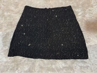 Mini Skirt in Sequin Tweed size M-S