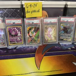 Pokemon: PSA 10 and 9 Slabs