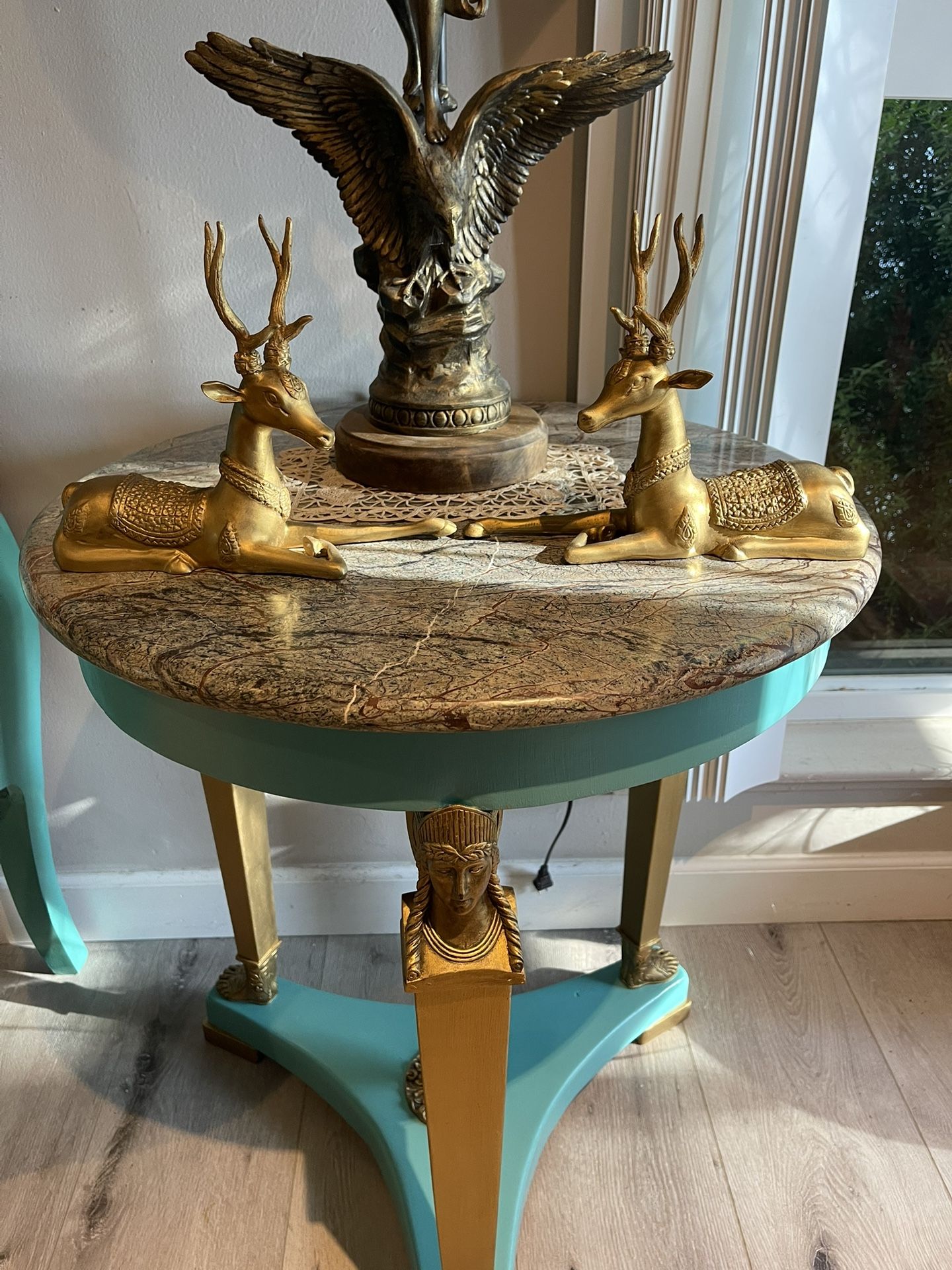 BRASS DEER, VINTAGE 1970'S