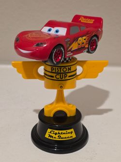 Disney Parks Lightning McQueen Piston Cup Spinning Sound Trophy