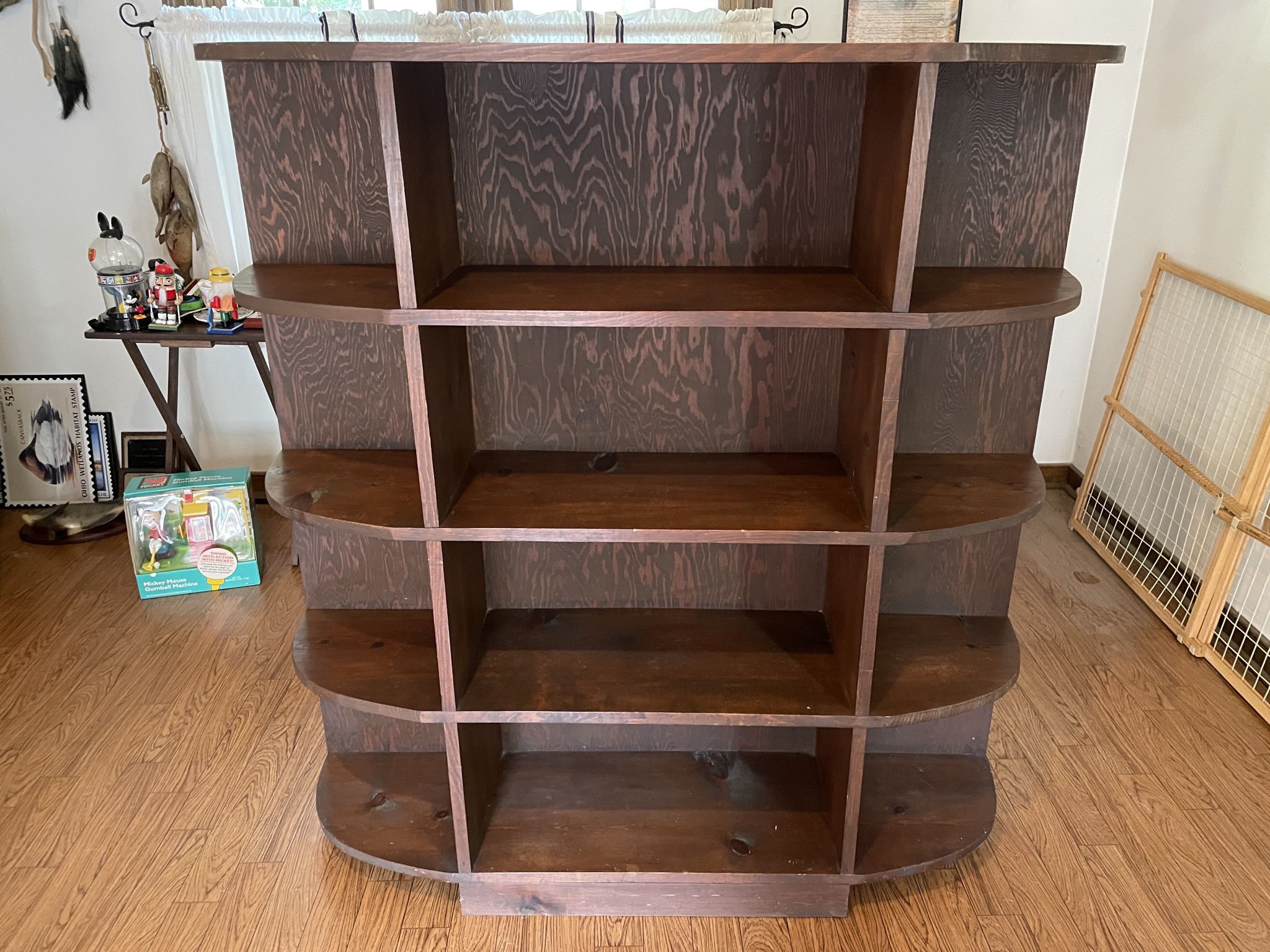 Antique Vintage Bekins Wooden Bookcase