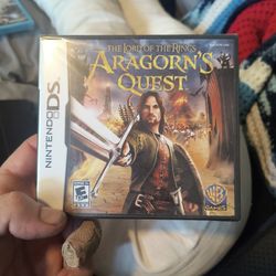 Brand New Sealed Factory Sealed Nintendo DS Lord Of The Rings Aragon's Quest