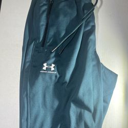 Under Armour Teal Green Joggers Sweats Like New Size Medium
