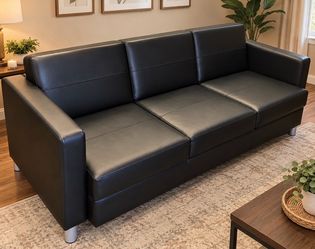 Black sofa