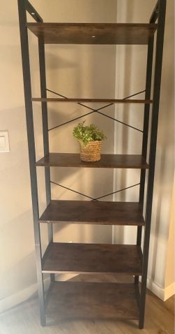 Steel Etagere Bookcase