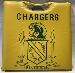 Vintage Kentridge High School Chargers cushion