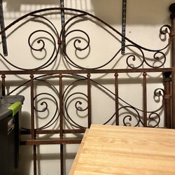 Amazing Rod Iron Queen Size Bed Frame Only  Headboard And footboard 