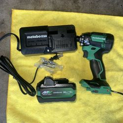 New Metabo HPT WH18DC/18V MultiVolt Li-Ion Triple Hammer Cordless Impact Driver