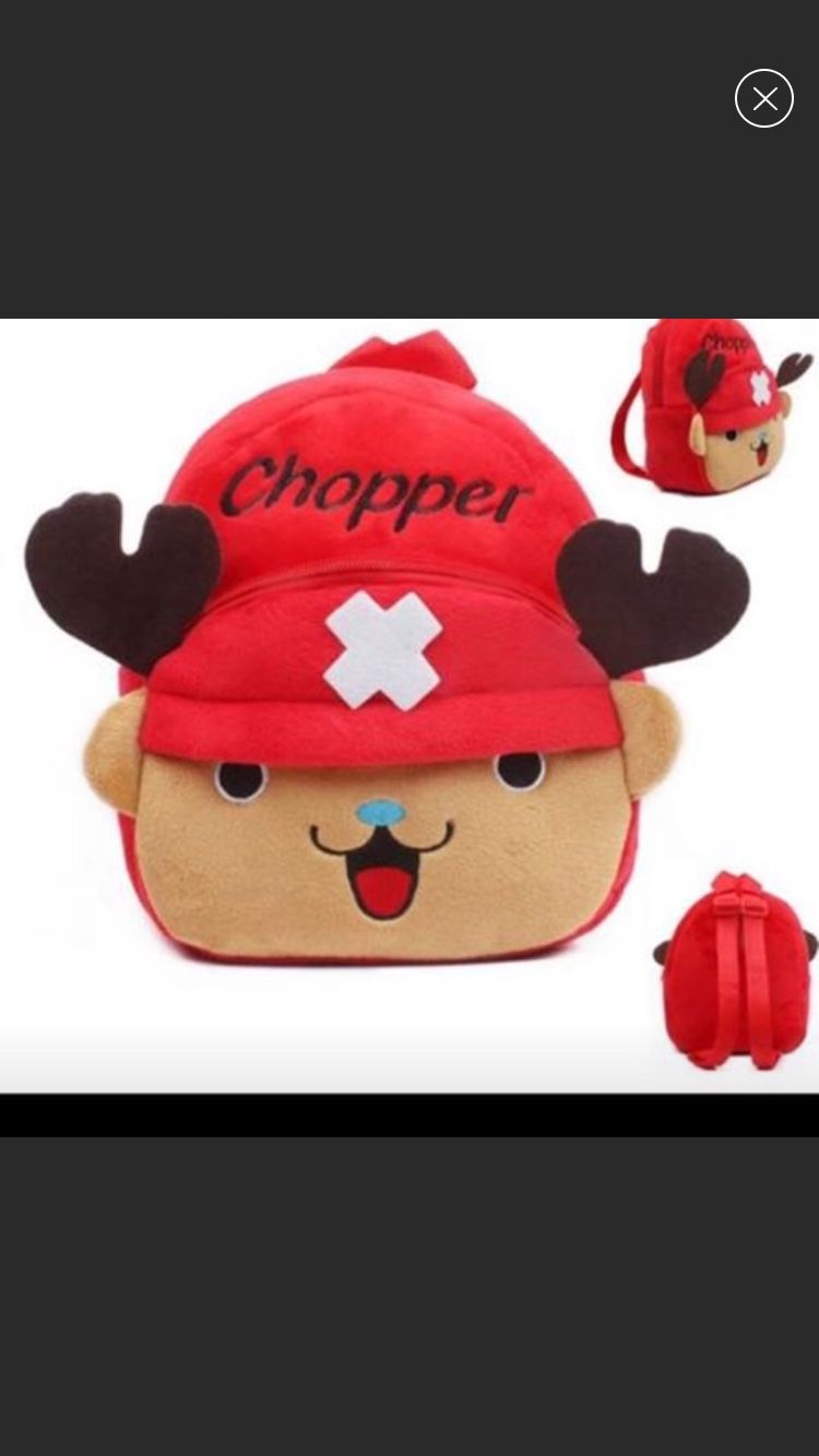 New chopper plush backpack