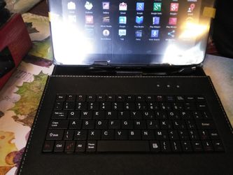 Android tablet with case and keyboard 9 inch