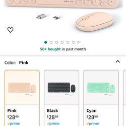 Mini Wireless Computer Keyboard And Mouse 