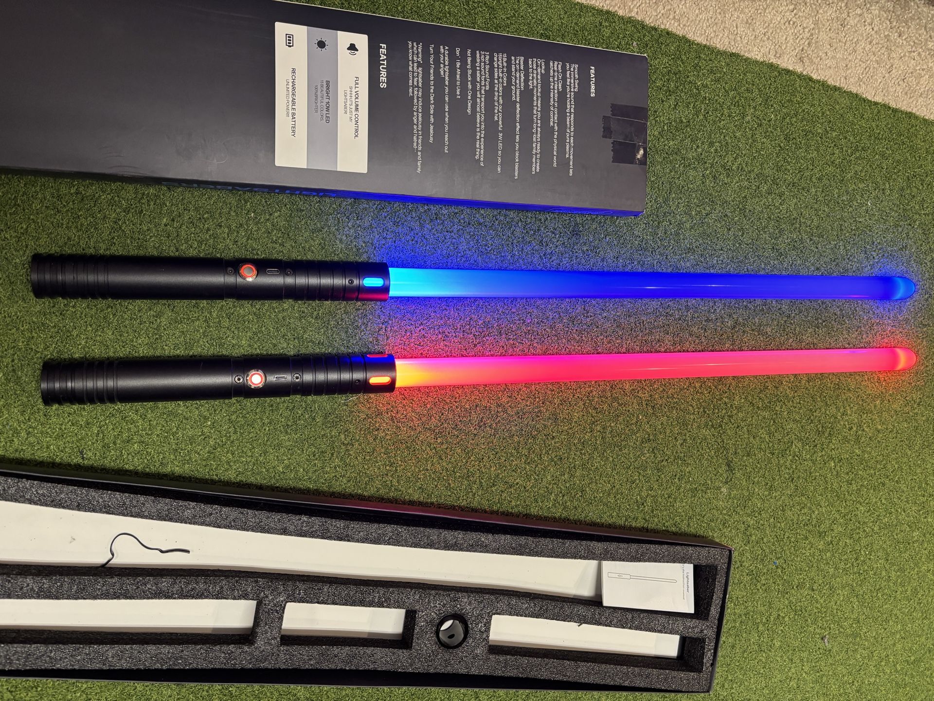 Lightsabers From Amazon.. 15 Colors And Sounds