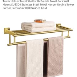 Double Tower Rack For Bathroom