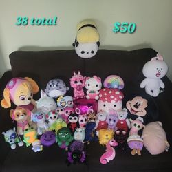 38 Stuffed Animals 
