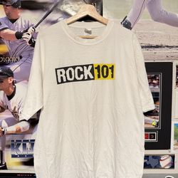 Vintage 2000’s KLOL Rock 101 Men’s Size XL Promo T-Shirt White