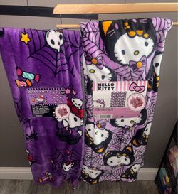 Hello Kitty Halloween Blankets