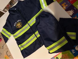 firefighter costume (2t-3t)