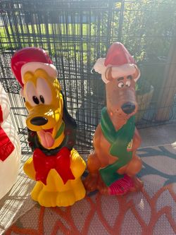 Christmas Blow Mold Pluto