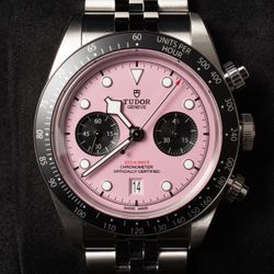 Brand New Tudor Black Bay Chrono Pink Complete 79360