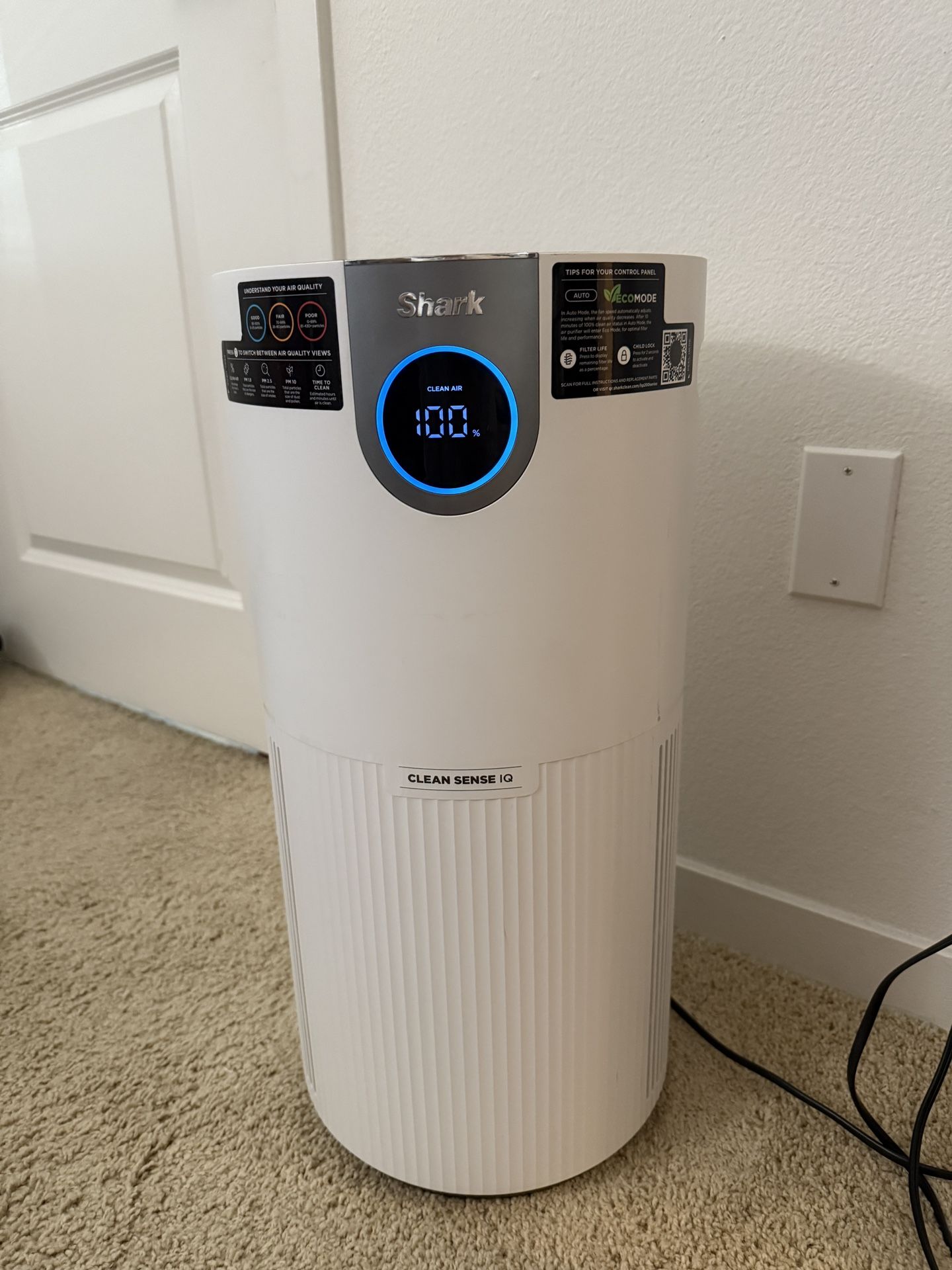 Shark Air Purifier MAX with Anti-Allergen Nanoseal and HEPA Air Filter Technology