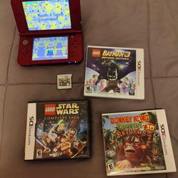 New Nintendo 3ds xl with games
