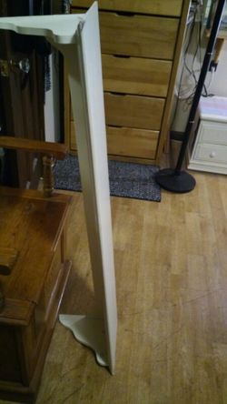 Long white shelf