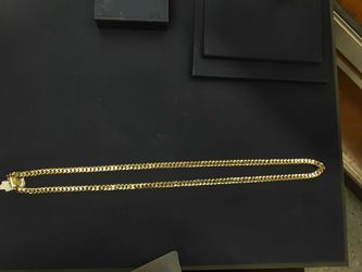 Cuban Link Chain - Yellow Gold 14k (.585) 91.5 grams 28 inch