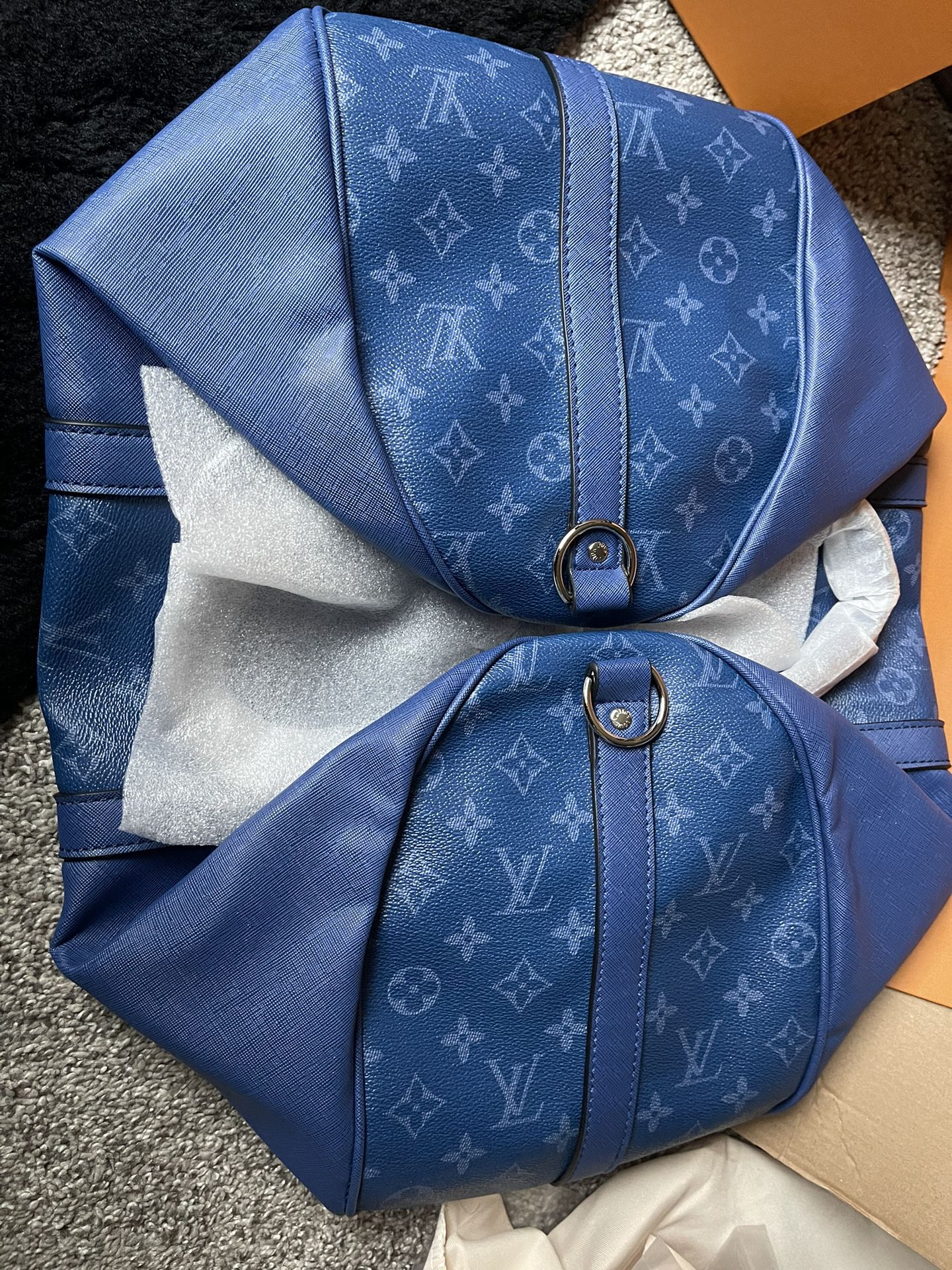 Blue Travel Duffle Bag 