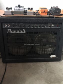 Randall Amplifier/Built In Reverb