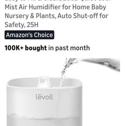 LEVOIT Humidifier 10"H tabletop Size