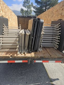 Tables Chairs And Canopies. 