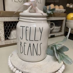 Rae Dunn ! Jelly Beans Baby Canister New ! 