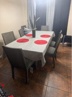 Dining set 8 chairs included