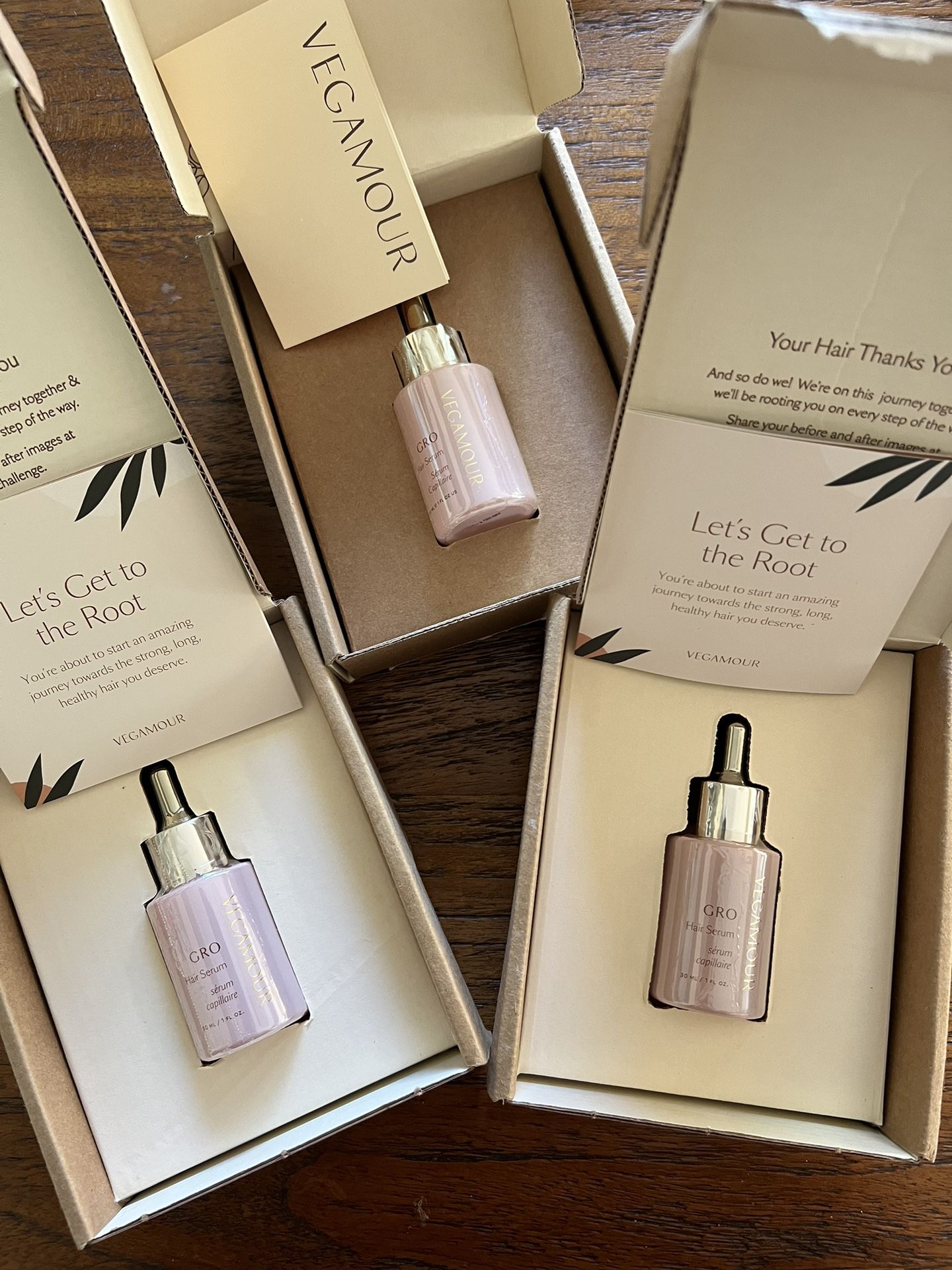 Vegamour Hair Serum - 3 Bottles - UNOPENED