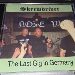 Skrewdriver The Last Gig In Germany CD New Sealed Oi Punk
