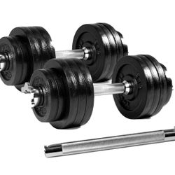 50lb 100lb Dumbbells Adjustable Weight Set Fitness Gym Home Cast Full Iron Dumbbell Set